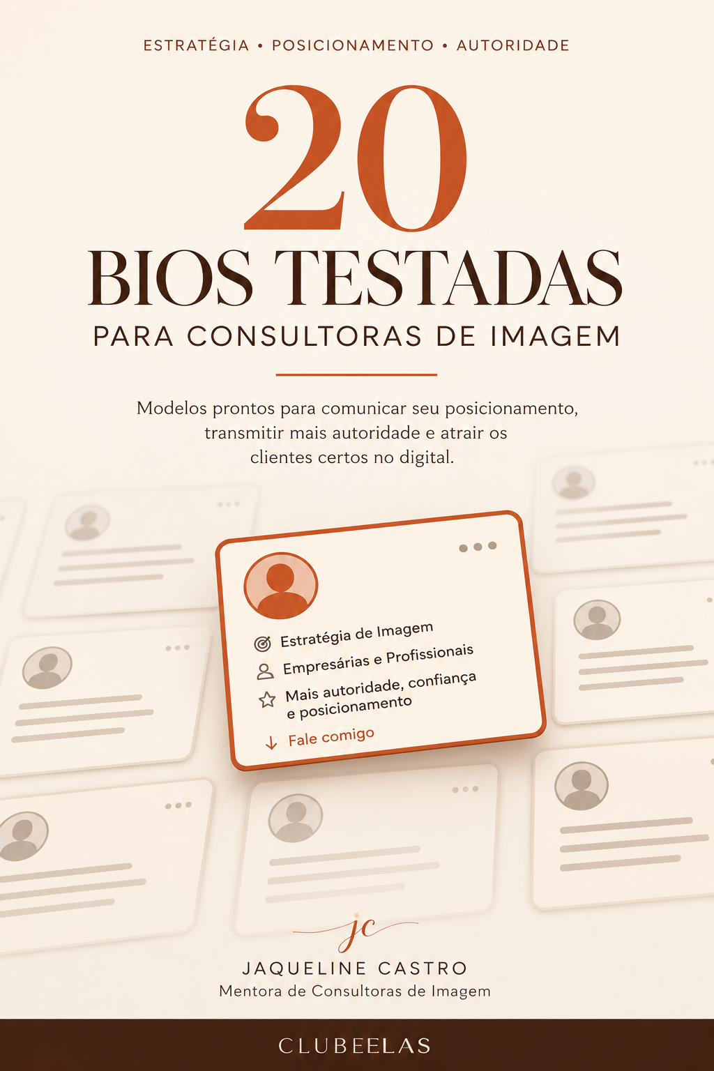 Capa do bônus 20 Bios Testadas e Validadas para Consultoras de Imagem