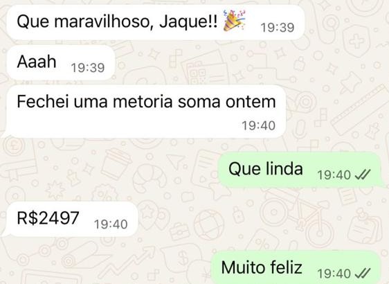 Fechei uma mentoria — R$ 2.497