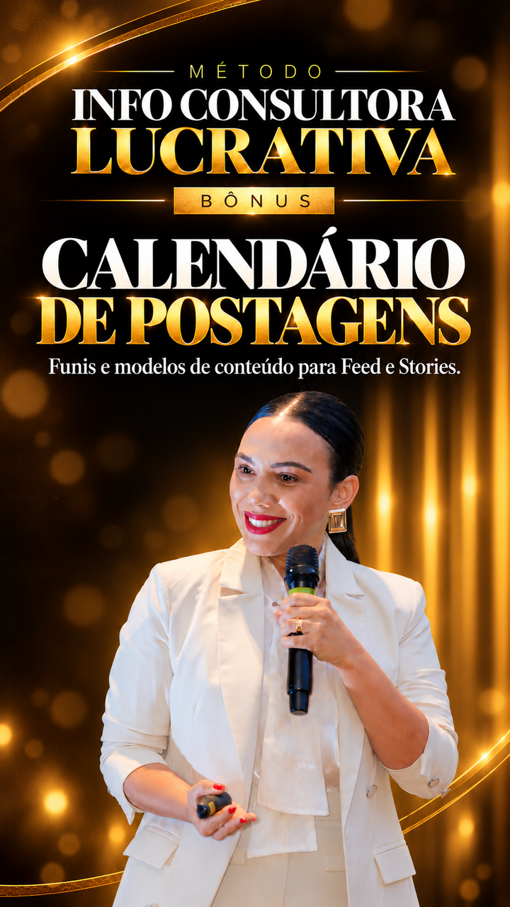 Capa do bônus Calendário de Postagens para Feed e Stories